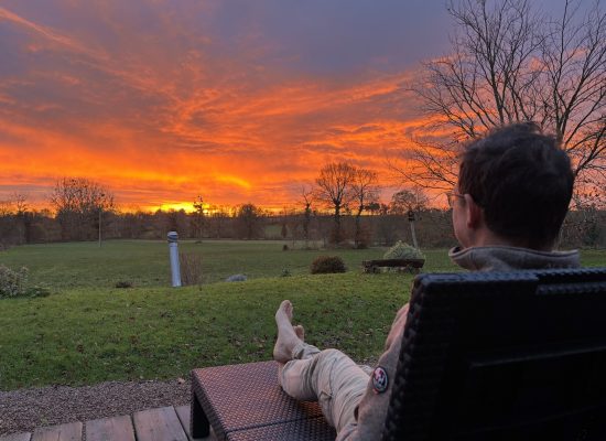 à l'est de chez moi